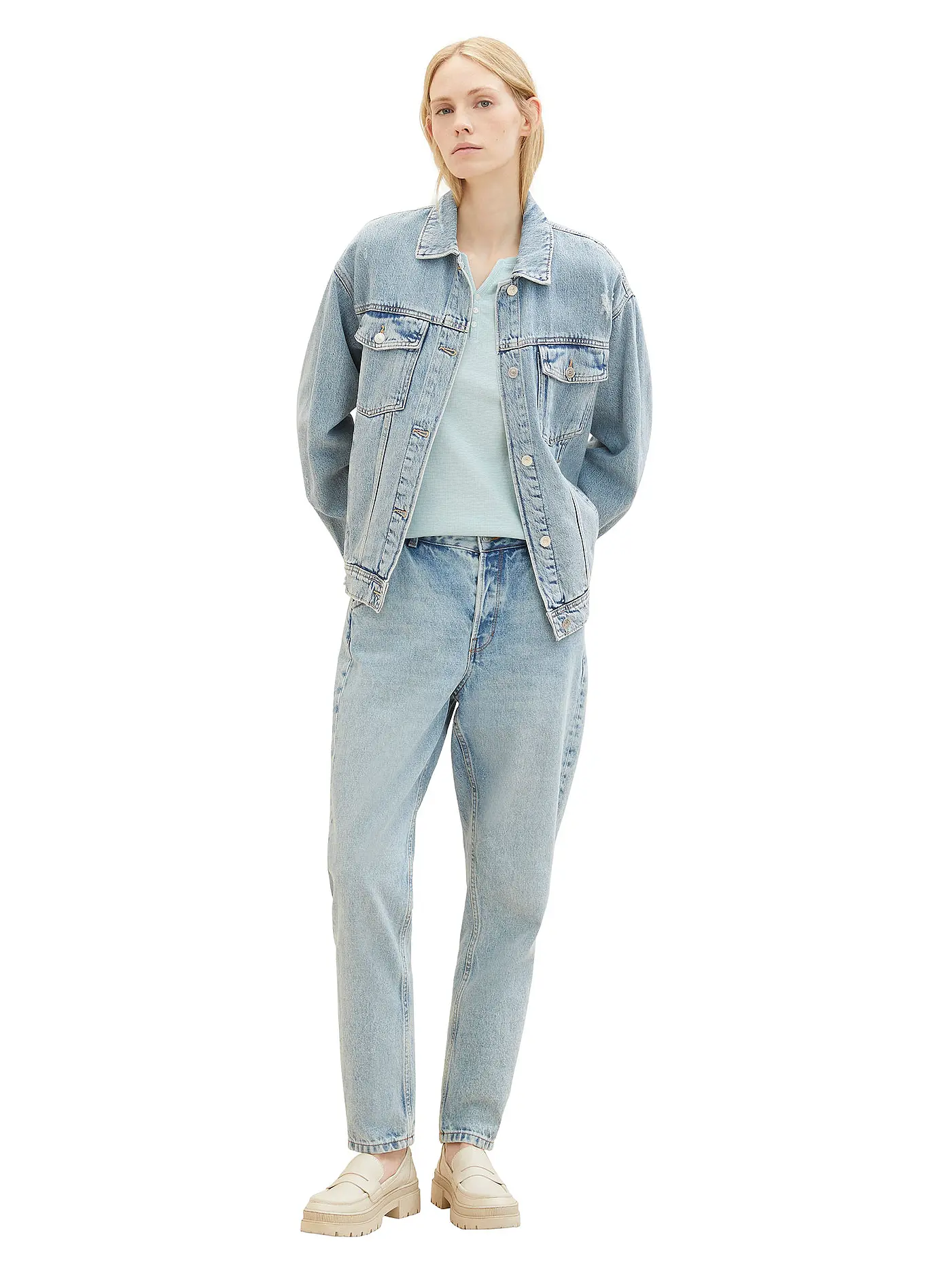 TOM TAILOR | Shirt | hellblau